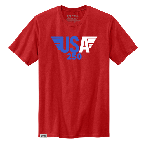 USA 250 - Wings T-Shirt - Made in the USA